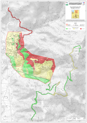 Nouvelle cartographie de l'amiante dans le milieu naturel en Haute-Corse