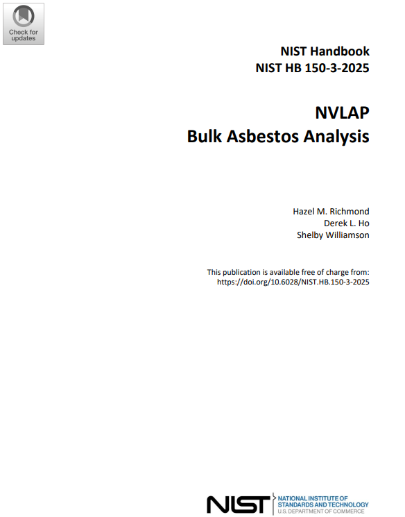 2025 07 Norme analyse amiante USA