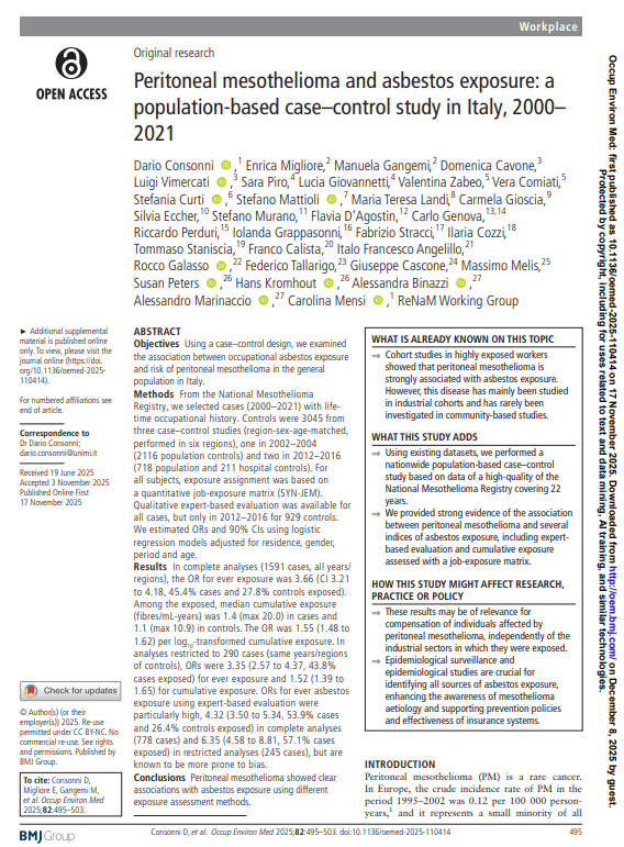 2025 11 Amiante cancer étude Italie