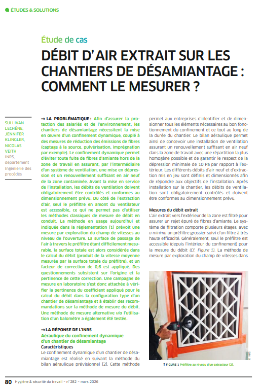 2026 03 INRS Amiante d&eacute;bit d'air