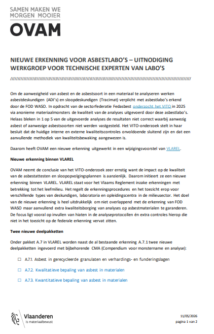 2026 05 Laboratoire analyse amiante Belgique
