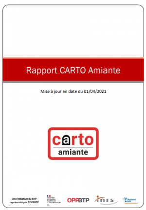 Amiante : parution du nouveau rapport CARTO (mesures empoussièrement air)