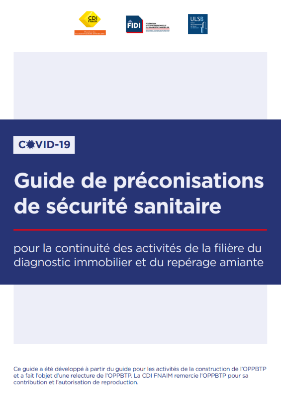 Parution D'un Guide D'intervention "covid-19" Pour Les Opérateurs De ...